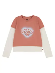 Levis Girls Typography Printed T-shirt