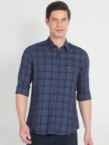 Arrow Sport Tartan Checked Slim Fit Cotton Casual Shirt