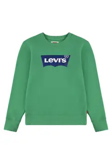 Levis Boys Brand Logo Printed Pullover