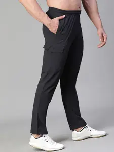 ATHLISIS Men Slim-Fit Cargo Track Pants