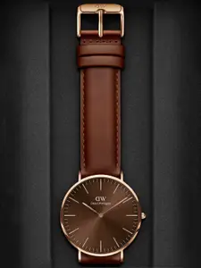 Daniel Wellington Classic 40mm St Mawes RG Amber Men Watch - DW00100627