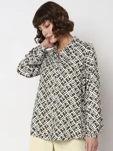 Vero Moda Geometric Printed Casual Shirt
