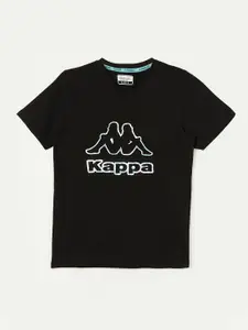 Kappa Boys Typography Printed Cotton T-Shirt