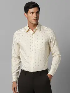 Louis Philippe Gods & Kings Ethnic Motifs Printed Giza Cotton Formal Shirt