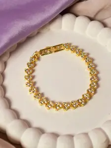 SALTY Gold Plated Link Bracelet