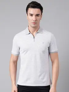 Woods Striped Polo Collar T-shirt