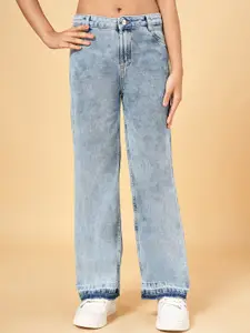 Coolsters by Pantaloons Girls Mid Rise Heavy Fade Jeans