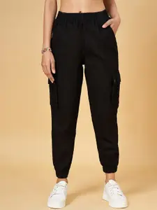 People Women Mid-Rise Jogger Jeans