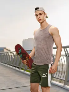 Puma Men Solid Mid-Rise Outdoor Regular Shorts