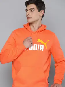 Puma Printed Essential+ 2 Colour Big Logo Regular Fit Hooded Sweatshirt