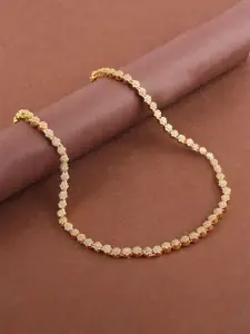 Mirana Alora Cluster Designer Gold-Plated Necklace