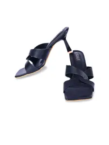 KIRAVI Cross Strap Slim Heels