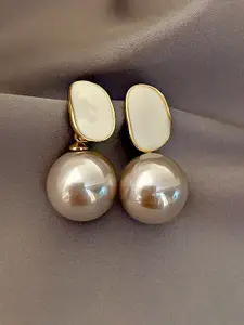 Jewels Galaxy Gold-Plated Contemporary Drop Earrings