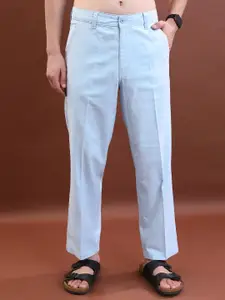 HIGHLANDER Men High-Rise Regular Fit Trousers