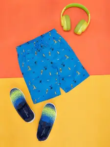 Pantaloons Junior Boys Conversational Printed Shorts