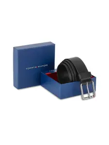 Tommy Hilfiger Men Textured Leather Formal Belt