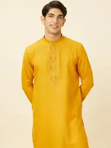 Manyavar Mandarin Collar Kurta with Pyjamas