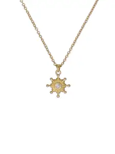 Ted Baker Celestial Crystal Studded Star Pendant With Chain