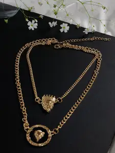 ISHKAARA Gold-Plated Layered Necklace