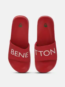 United Colors of Benetton Men Printed Sliders