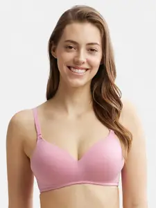 Jockey Full Coverage Lightly Padded Modal T-shirt Bra With Anti Microbial