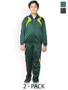 BAESD Boys Pack Of 2 Warm Stylish High-Rise Tracksuits