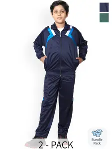 BAESD Boys Pack Of 2 Warm Stylish High-Rise Tracksuits