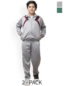 BAESD Boys Pack Of 2 Warm Stylish High-Rise Tracksuits