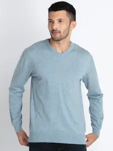 Status Quo V-Neck Pullover Sweatshirts