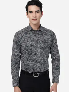 METAL Paisely Printed Slim Fit Cotton Formal Shirt