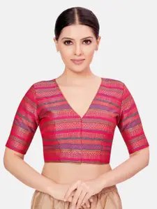 Studio Shringaar Woven Designed Saree Blouse