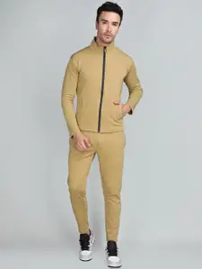 CHKOKKO Zipper Mock Collar Jacket & Trackpants