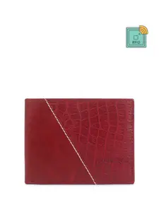 Provogue Men Textured Two Fold Wallet