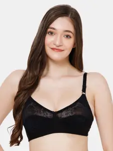 Lady Lyka Floral Medium Coverage Bra With All Day Comfort