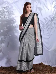 KALINI Geometric Printed Bagru Saree