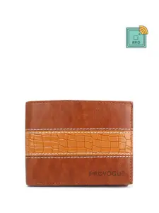 Provogue Men Colourblocked Two Fold Wallet