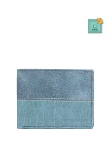 Provogue Men RFID Textured Two Fold Wallet