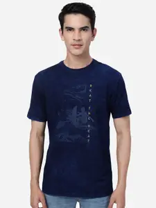 JADE BLUE Graphic Printed Cotton T-shirt