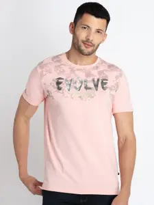 Status Quo Typography Printed Round Neck T-shirt