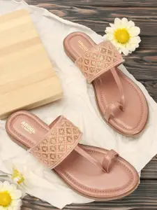 Anouk Embellished Ethnic One Toe Flats