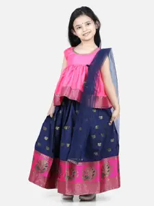 BownBee Girls Ready to Wear Lehenga & Blouse With Dupatta