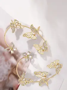 Krelin Contemporary Butterfly Ear Cuffs