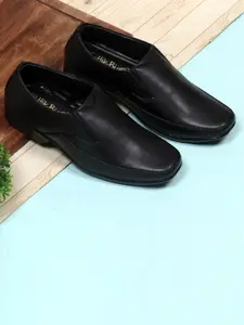 HikBi Men Leather Formal Slip-On Shoes