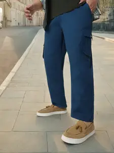 Urbano Plus Men Mid-Rise Cotton Cargos