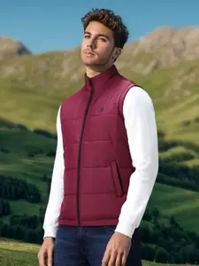 Urbano Fashion Sleeveless Zippered Puffer Jacket