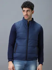 Urbano Fashion Mock Collar Lightweight Puffer Jacket