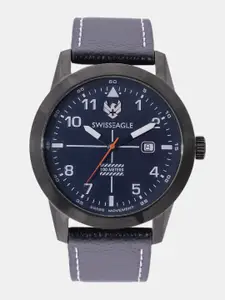 Swiss Eagle Men Blue Analogue Watch SE-9122-05
