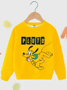 KUCHIPOO Boys Pluto Printed Sweatshirt