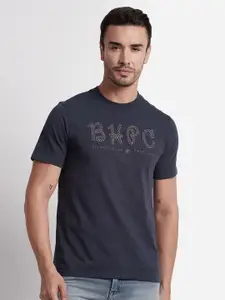 Beverly Hills Polo Club Typography Printed Pure Cotton T-shirt
