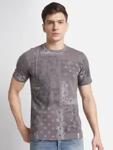 Beverly Hills Polo Club Men Printed Pure Cotton T-shirt